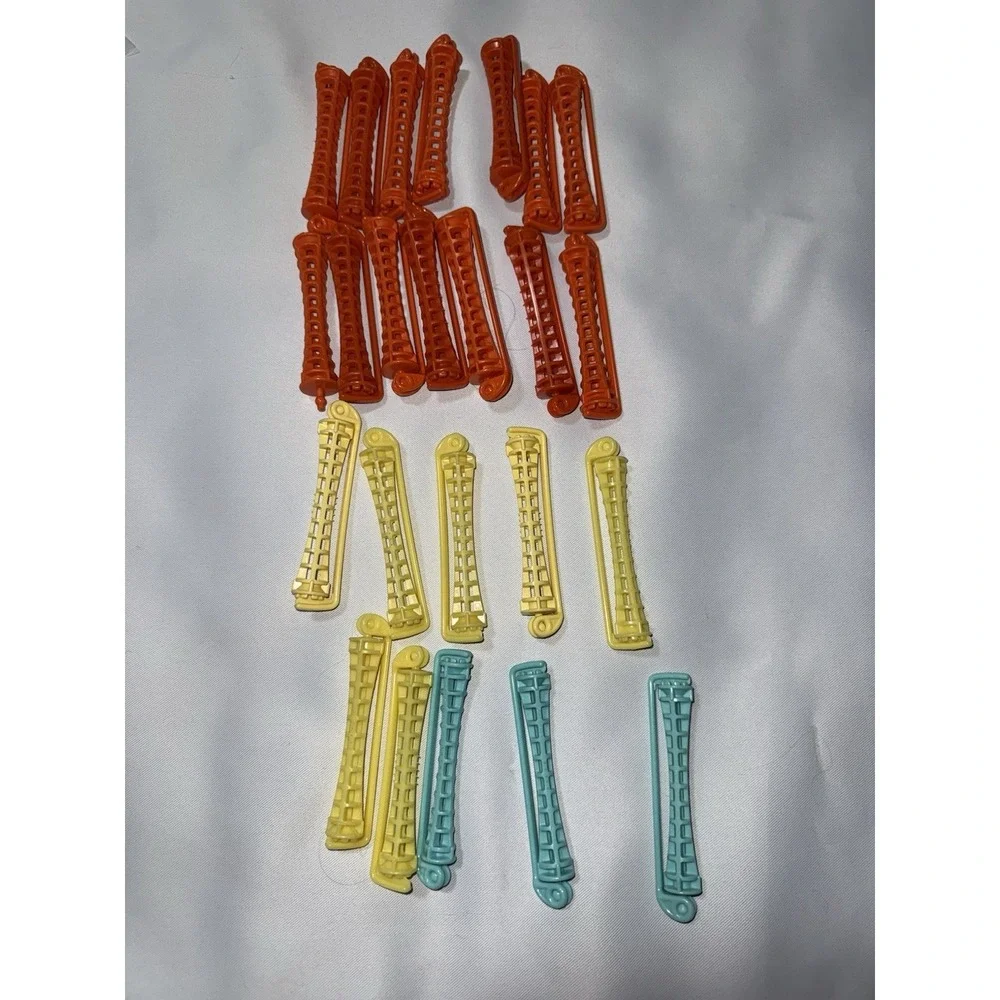 Toni Big Body Curver‎ Assortment Hair Curlers Rollers Perm 24 Vintage 80s Prop